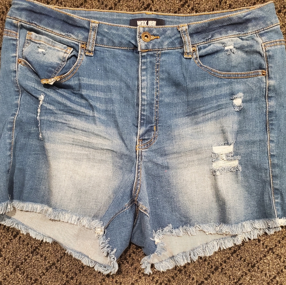 Denim shorts